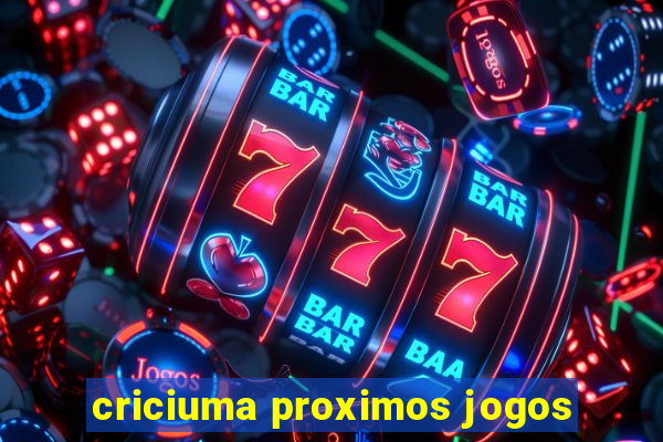 criciuma proximos jogos